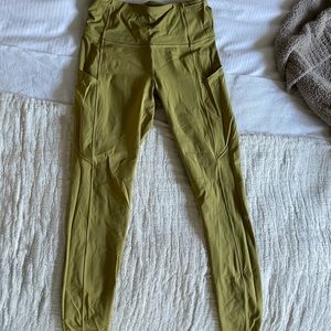 Mustard Lululemon Pants